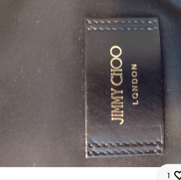 Jimmy Choo Cosmetic satin like pouch NWT authentic - Picture 4 of 5